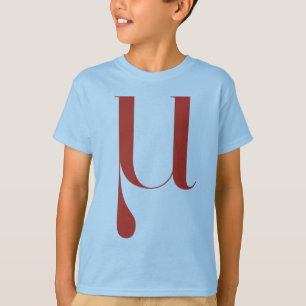 Big Mu: Jeanne Moderno Lettres T-Shirt