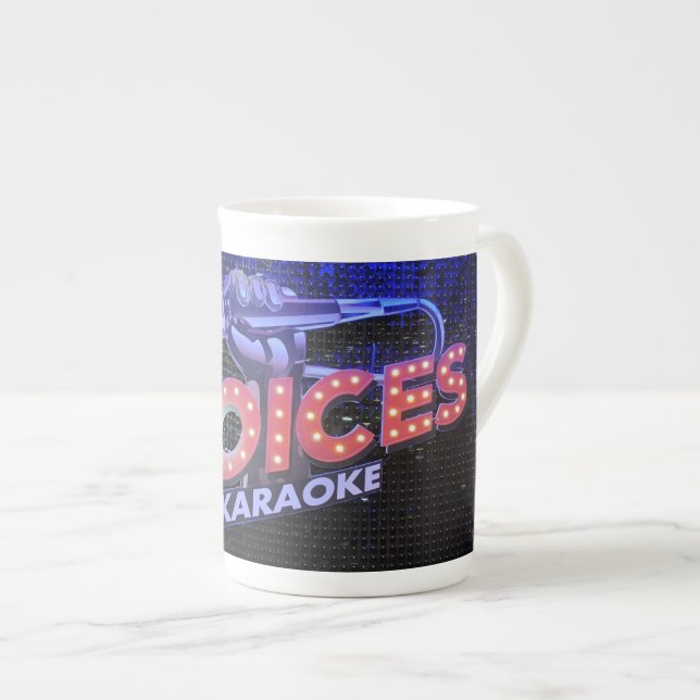Big mug Voices. 443 ml. Prozellantasse (Vorderseite Rechts)