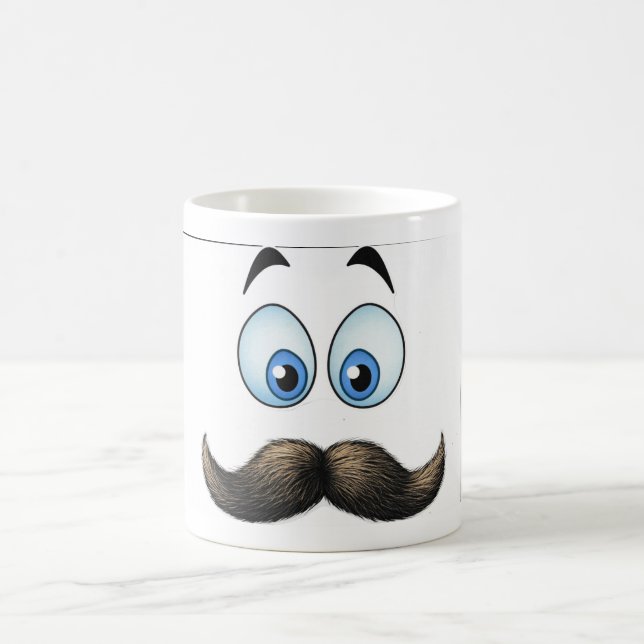big mustach kaffeetasse (Mittel)