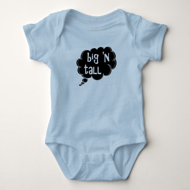 Big 'N Tall Baby Bodysuit by dalDesignNZ Baby Strampler (Vorderseite)