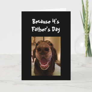 Big Nase Hund Funny Vatertag Vater Liebe Hund Karte