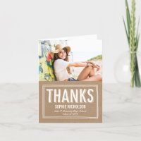 Big News Abschluss Vielen Dank Card Craft