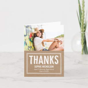 Big News Abschluss Vielen Dank Card Craft Dankeskarte