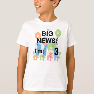 Big News Circus 3. Geburtstagsgeschenke und Gesche T-Shirt