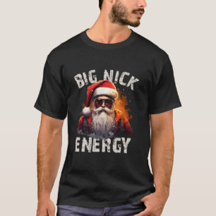 Big Nick Energy Cool Weihnachtsbrille Weihnachten T-Shirt