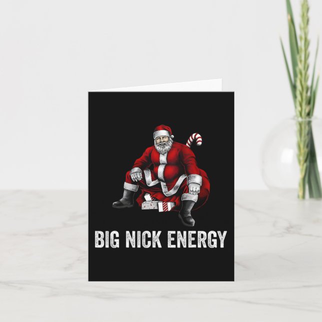 Big Nick Energy Fun Weihnachten 3 Karte (Vorderseite)