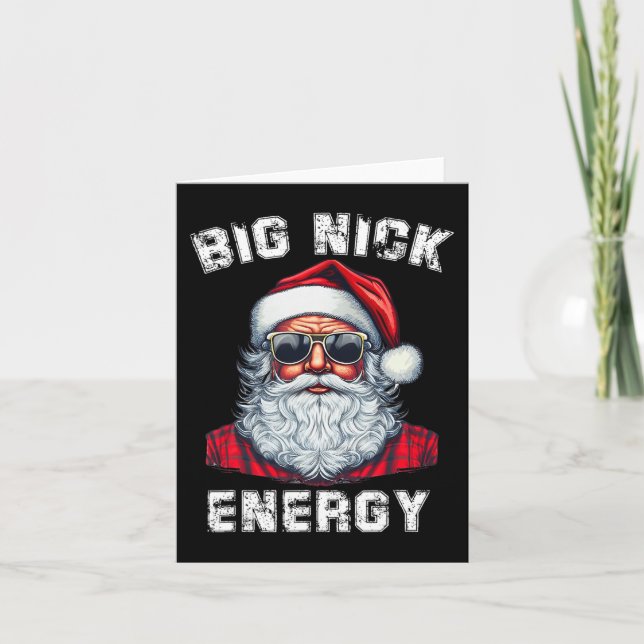 Big Nick Energy Fun Weihnachten 4 Karte (Vorderseite)