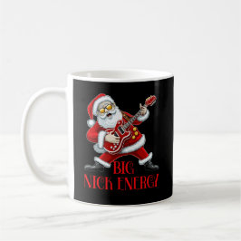 Big Nick Energy Funny Christmas Weihnachts-Gitarri Kaffeetasse