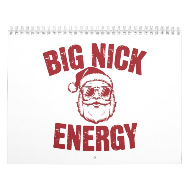 Big Nick Energy Funny Santa Rude Weihnachts-Joke Kalender (Titelbild)