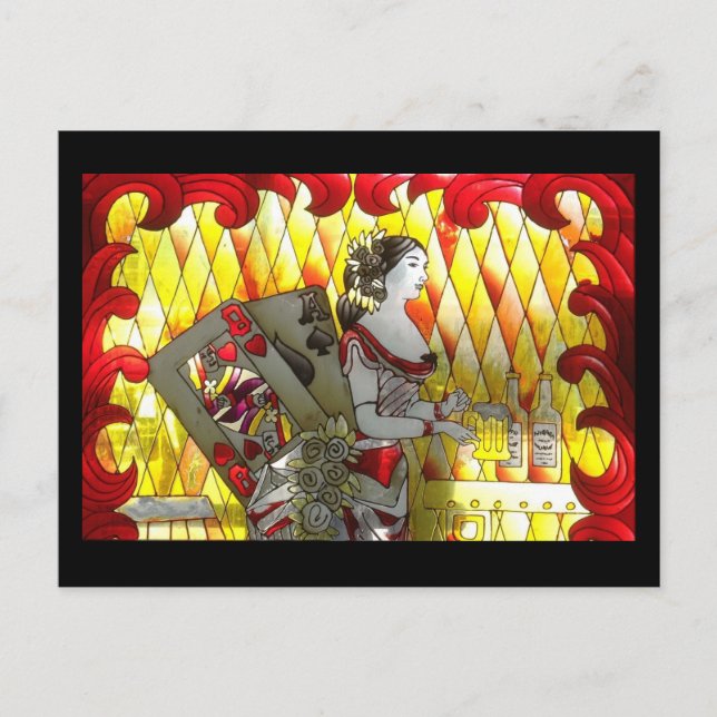 Big Nose Kate's Saloon ~ Grabstein, Arizona Postkarte (Vorderseite)