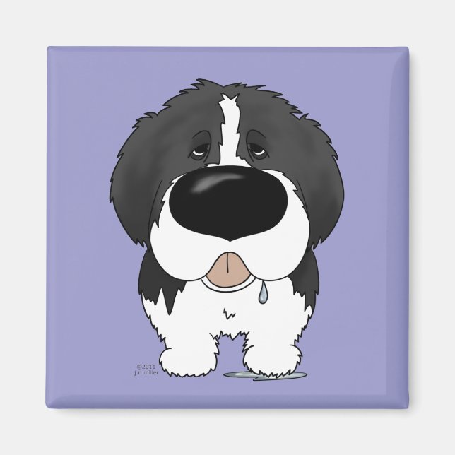 Big Nose Newfundland Magnet (Vorne)