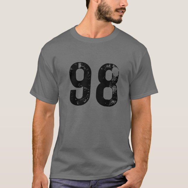 Big Number 98 für Birthday Night K-Pop Merc T-Shirt (Vorderseite)