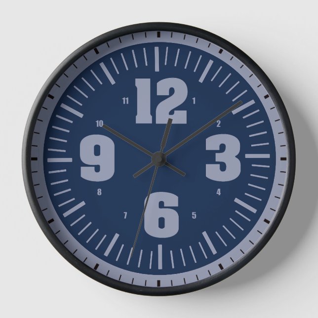 Big Numbers Clock 4 Uhr (Vorderseite)