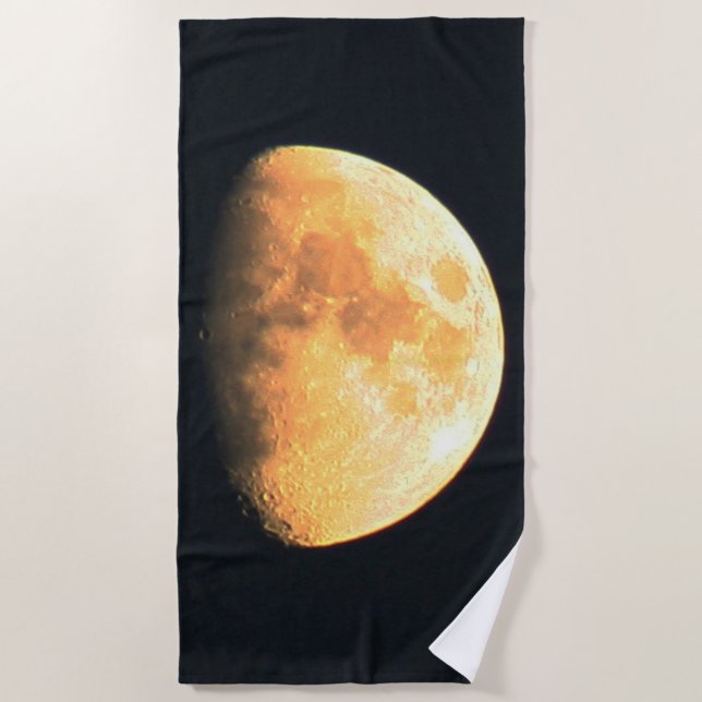 Big Old Moon btcnm Strandtuch (Vorderseite)