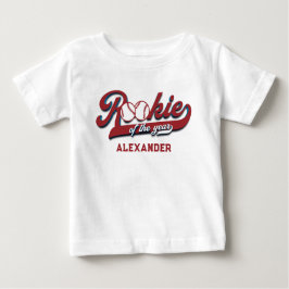 Big One Baseball Rookie des Jahres ersten Geburtst Baby T-shirt