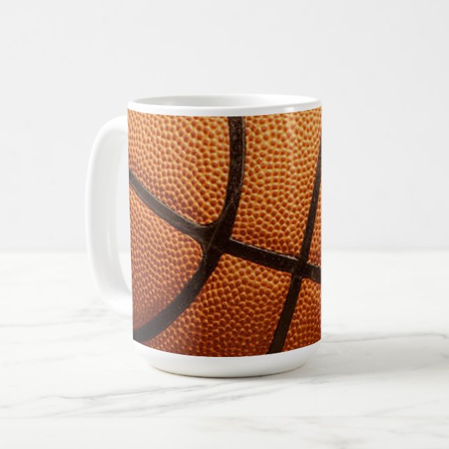 Big Orange Basketball, Kaffee Tasse (Vorderseite Links)