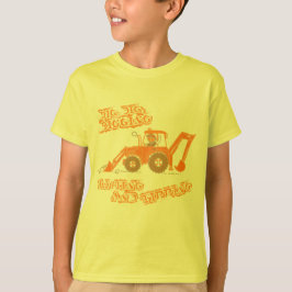 Big Orange Digger T - Shirt