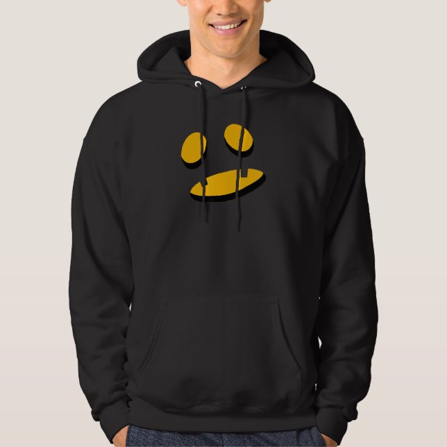 Big Orange Shocked Jack O Lantern  Halloween 1 Hoodie (Vorderseite)