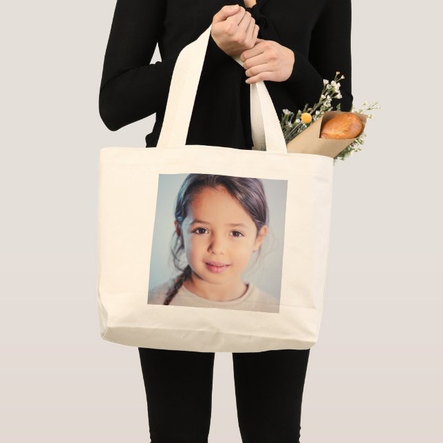 BIG PHOTO CUSTOM JUMBBO TOTE JUMBO STOFFBEUTEL (Vorderseite (Produkt))