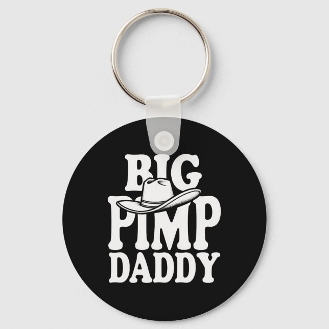 Big Pimp Daddy Halloween-Kostüm Schlüsselanhänger (Vorderseite)