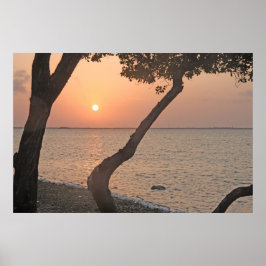 Big Pine Key Sunrise Horizontal Print Poster