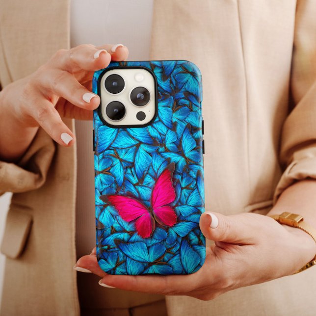 Big Pink Butterfly iPhone | Schmetterling iPhone 1 Case-Mate iPhone Hülle (Von Creator hochgeladen)