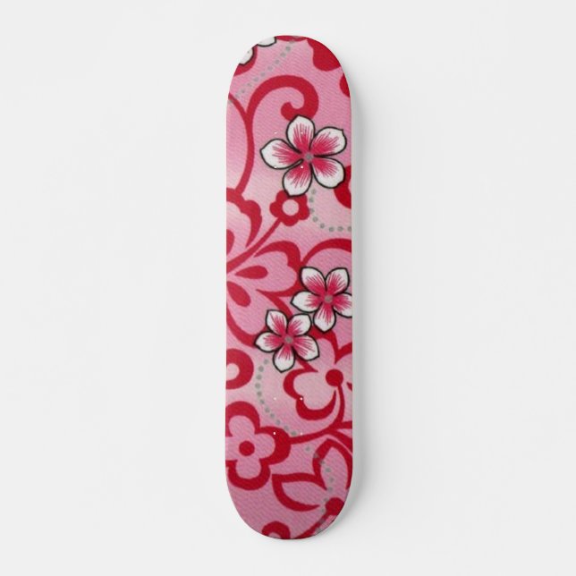 Big_Pink_Flowers [1] Skateboard (Vorne)