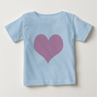 Big Pink Liebe Herz Baby T-shirt