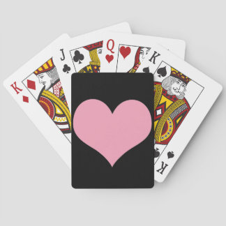 Big Pink Liebe Herz Spielkarten