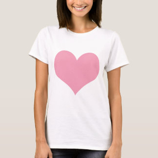 Big Pink Liebe Herz T-Shirt