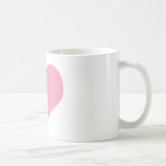 Big Pink Liebe Herz Tasse