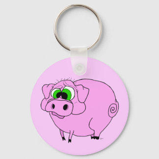 Big Pink Pig Schlüsselanhänger