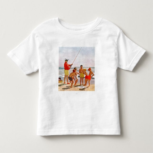 Big Pole Little Fish von Richard Sargent Kleinkind T-shirt (Vorderseite)