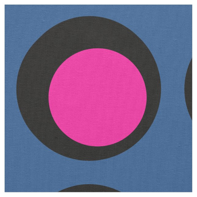 Big Polka-Dot-Muster Stoff (Nahaufnahme)