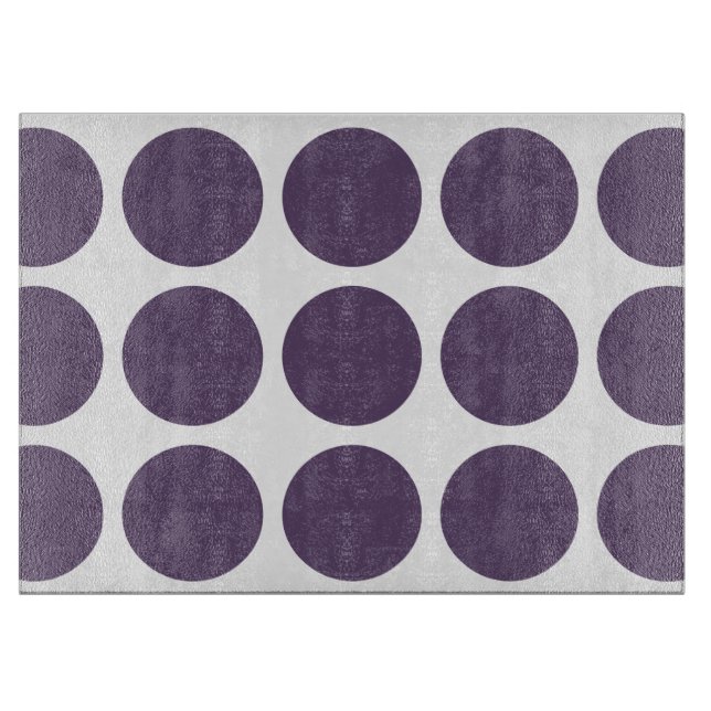 Big Polka Dots Cutting Board Schneidebrett (Vorderseite)