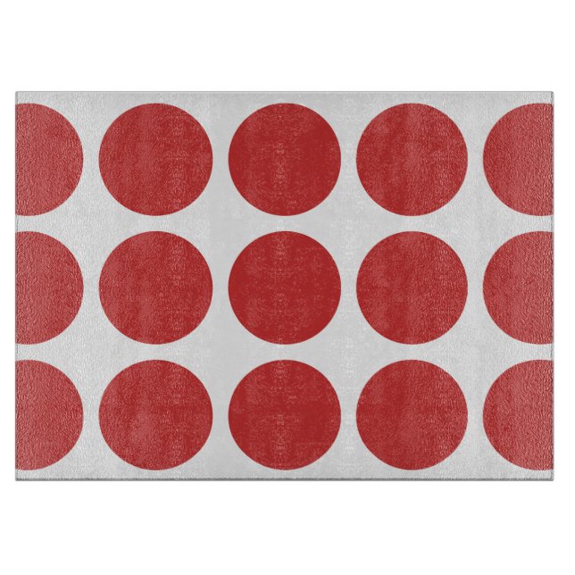 Big Polka Dots Cutting Board Schneidebrett (Vorderseite)