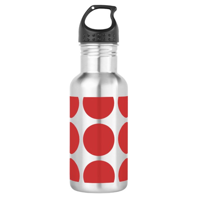 Big Polka Dots Edelstahlflasche (Vorderseite)
