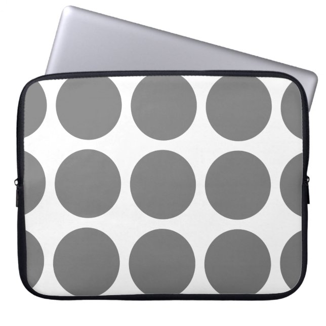 Big Polka Dots Electronics Sleeve (Vorderseite)