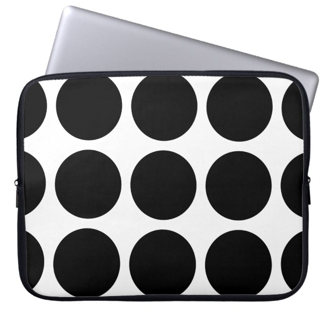 Big Polka Dots Electronics Sleeve (Vorderseite)