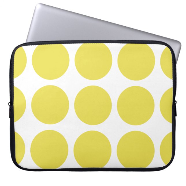 Big Polka Dots Electronics Sleeve (Vorderseite)