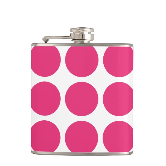Big Polka Dots Flask Flachmann (Vorderseite)
