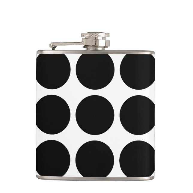 Big Polka Dots Flask Flachmann (Vorderseite)