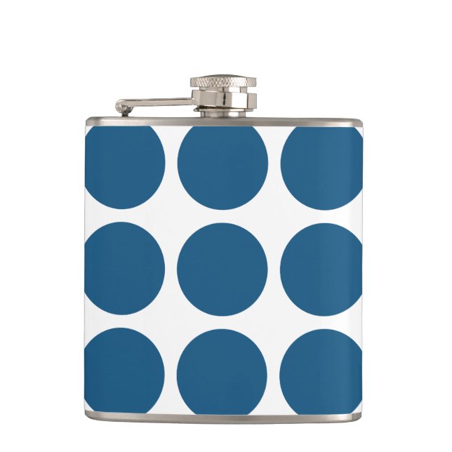 Big Polka Dots Flask Flachmann (Vorderseite)