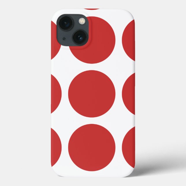 Big Polka Dots iPad BT Fall Case-Mate iPhone Hülle (Rückseite)