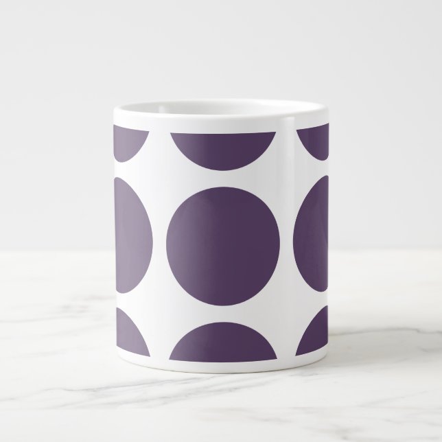 Big Polka Dots Jumbo Tasse (Vorderseite)