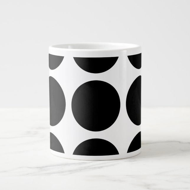 Big Polka Dots Jumbo Tasse (Vorderseite)