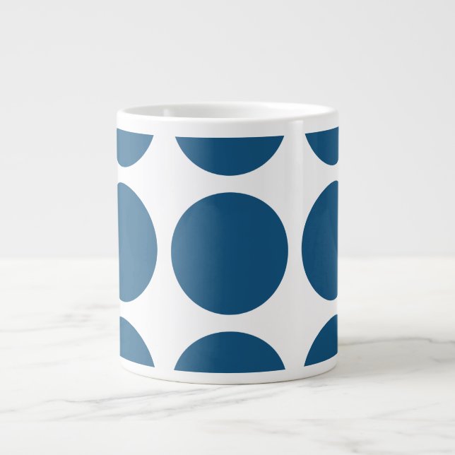 Big Polka Dots Jumbo Tasse (Vorderseite)