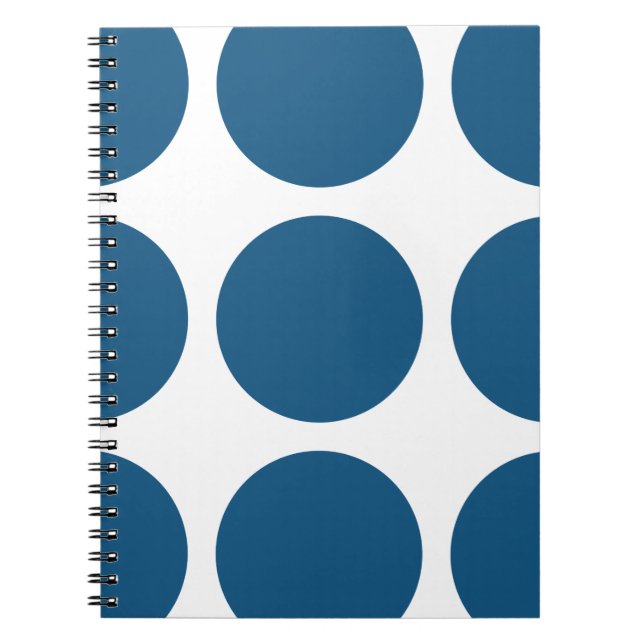 Big Polka Dots Notebook Notizblock (Vorderseite)