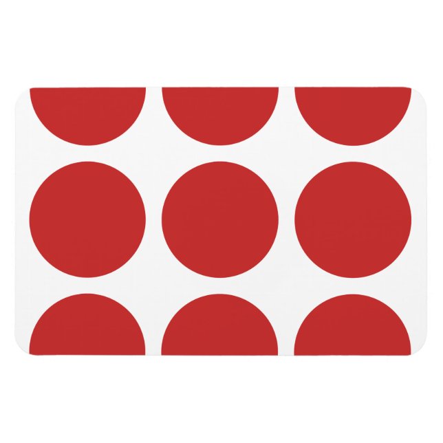 Big Polka Dots Premium Magnet (Horizontal)