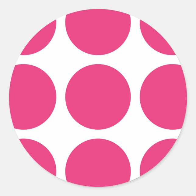 Big Polka Dots Stickers (Vorderseite)